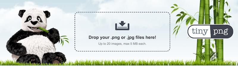use TinyPNG to compress the images size